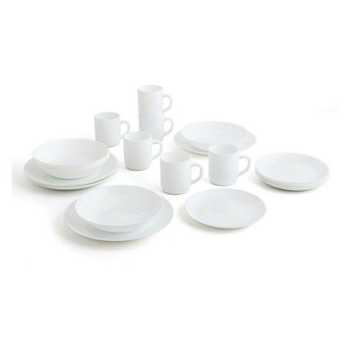 Service de table - Arcopal - Zelie - 18 pièces - Incassable - Compatible lave-vaisselle