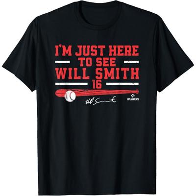 I'm Just Here To See Will Smith LA Los Angeles MLBPA T-Shirt