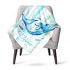 Blue Mermaid Customize Your Name Blanket Warm Comfortable And Soft Blankets Are Suitable For Home Chairs Office Sofas Sofas Office Camping And Gifts