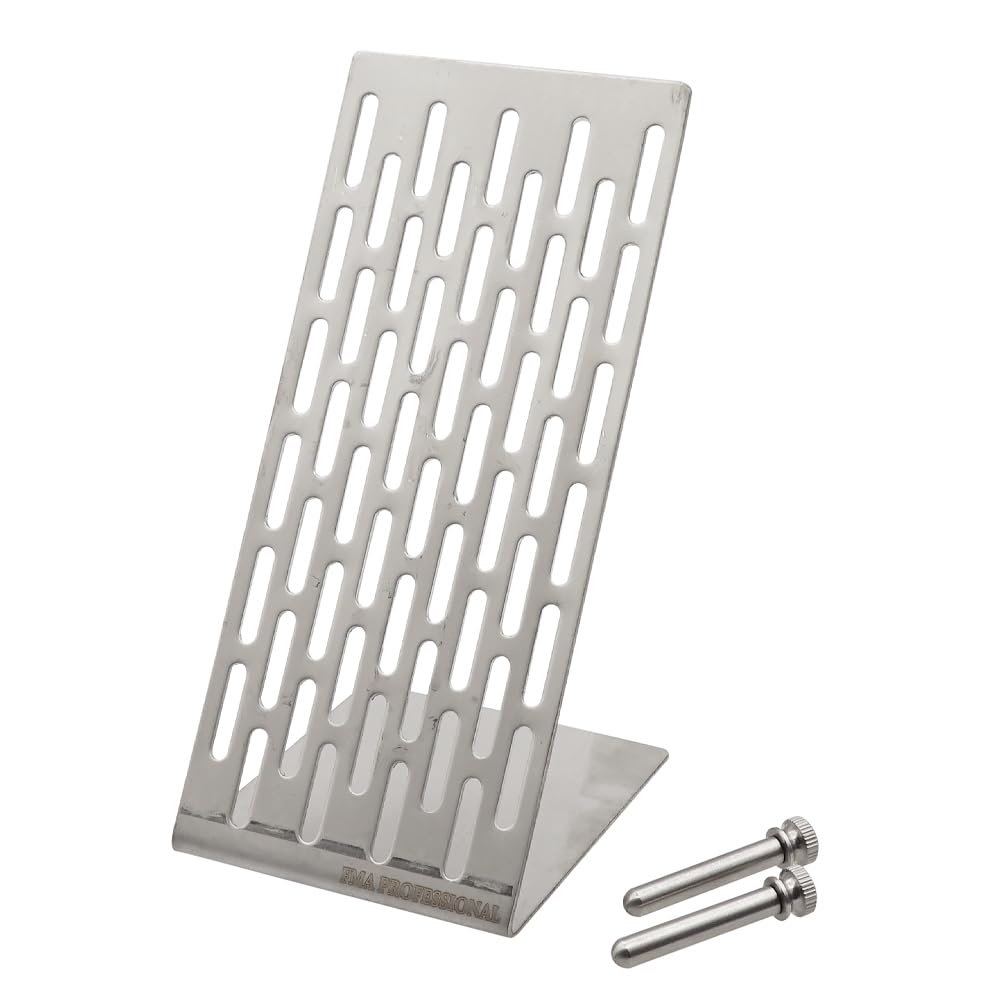 Ryohin Buhin Suport din Oțel Inoxidabil pentru Afișarea Pistolului, Suport pentru Armă de Tip Plasă, Robust, Raft pentru Arme Stil Baza Setagaya, Argintiu