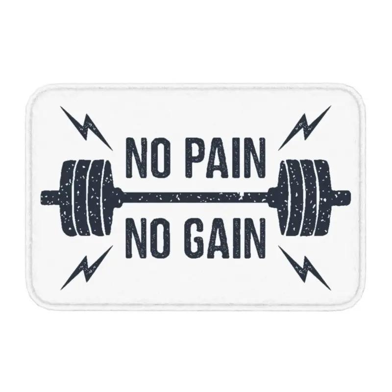 Powerhouse Gym Doormat Mat Anti-Slip Bodybuilding Fitness Motivational Quote Bath Kitchen Balcony Entrance Rug Carpet 40*60cm