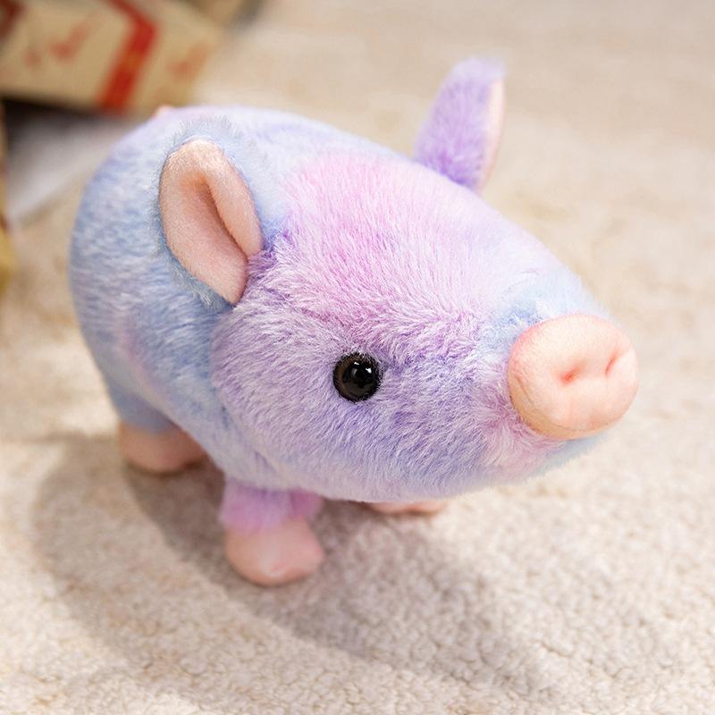 Cute Simulation Piglet Pig Doll Plush Toy Sow Zodiac Pig Doll Children Accompany Soothing Doll