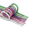 5MM Gold & Silver Thread Rainbow Shoelaces for Sneakers, Canvas & Sports Shoes