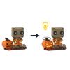 Gobricks MOC Horror Movie Halloween Trick'r Treat Brickheadz Bricks Model Pumpkin Man Ghost Cat Building Blocks DIY Toys Gift