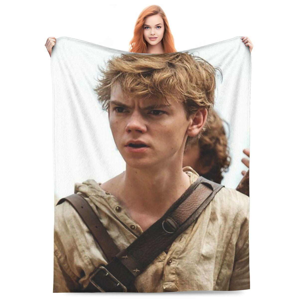Pandara Jewelry Unisex The Maze Runner Newt Blankets Flannel Sofa Throw Blanket Multi-Function Throw Blankets For Couch Bedding Throws Bedspread Quilt