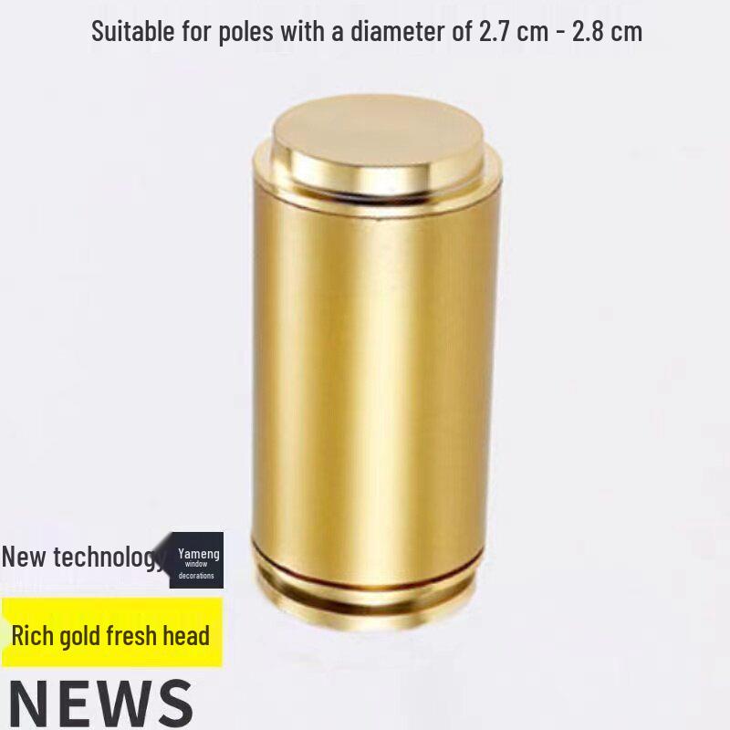 Romersk Stång Lyxig Dekorativ Ändknopp Gardiner Stoppare Tillbehör