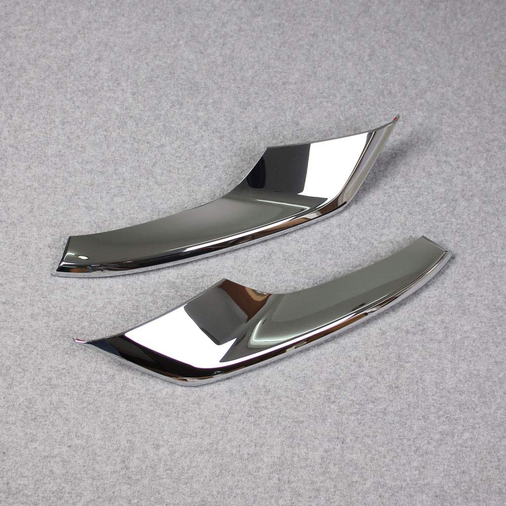 RUIQ Chrome Front Fog Lamp Garnish Bezel Cover for the New Mazda3 Sedan Designed specifically for the Mazda3 (Lower) (BP Series, 2019.06~). Sedan.