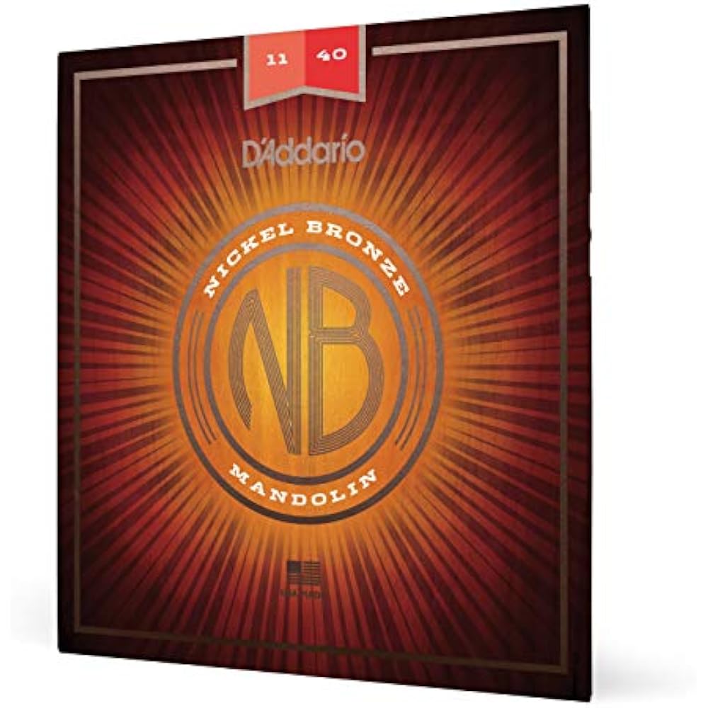 D Addario Daddario Mandolin String Nickel Bronze Medium .011-.040 NBM1140 [Domestic Genuine]