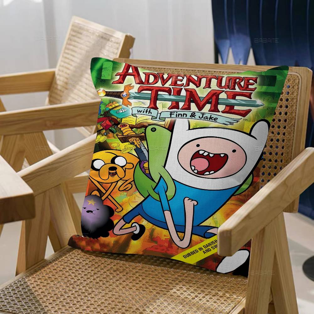 A-Adventure Cartoon T-Time Anime Stitch Lucky Dragon Pillow Cover Sofa Cushion Cover Home Room Decoration Children Gift