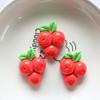 10Pcs New Cute Fruit Trees, Mushrooms, Flowers Series Resin Flatback Ornament Jewelry Making Manicure Hairwear Accessorie