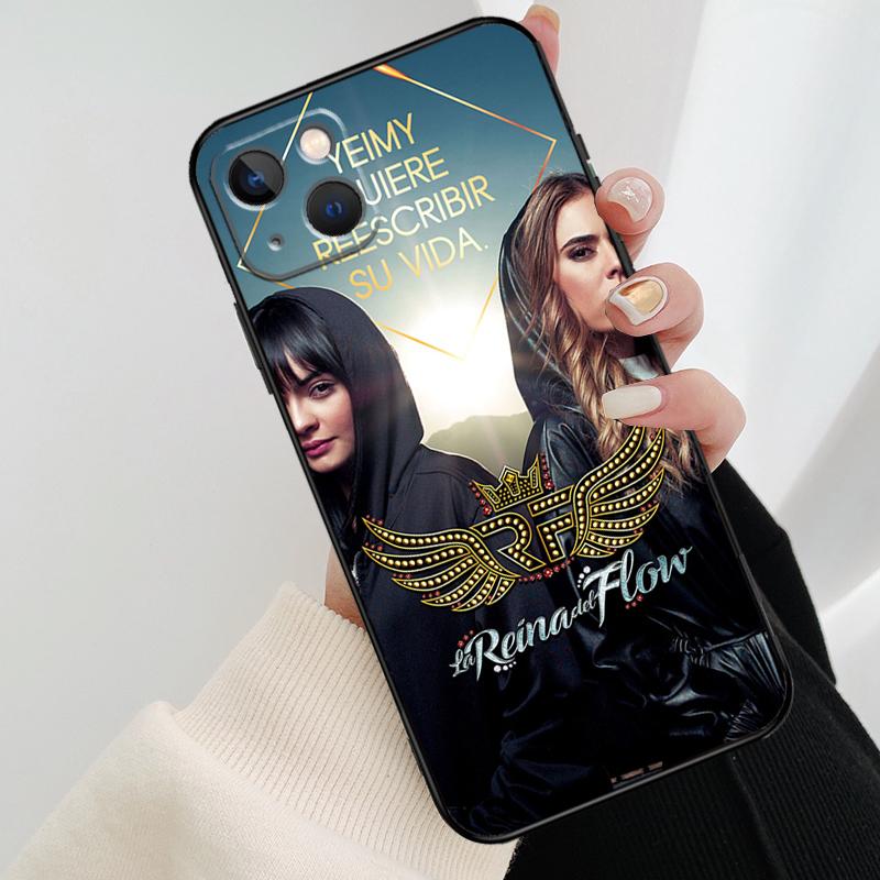 The Queen of Flow Phone Case For iPhone 11 12 13 14 15 16 Pro XS Max Mini Cover For iPhone X XR Plus Back Case