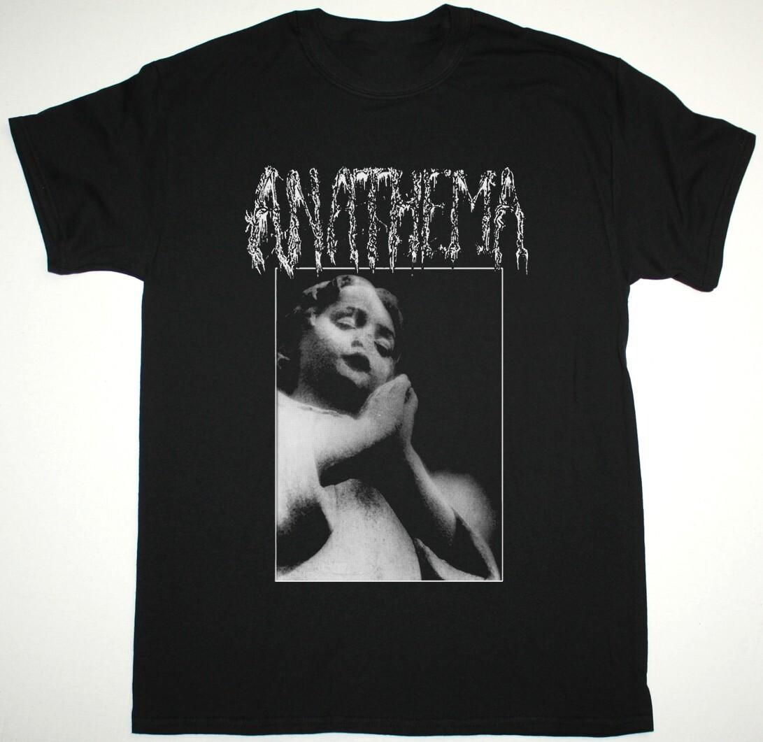 Vtg ANATHEMA Band THEY DIE Cotton Black Shirt Unisex All Size CM151 S