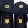 GUCCI Old Gucci Shoulder Bag vintage Navy blue Calfskin Women Used