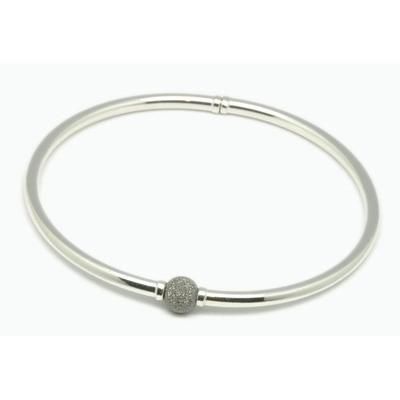 CMLPB Collection - Rigid Bracelet with Spring Heart