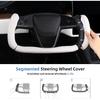 Steering Wheel Cover For Tesla Yoke Steering Wheel Cover Zied For Tesla Model S -Present/Model X -Present Accessories,Anti-Slip,Comfortable