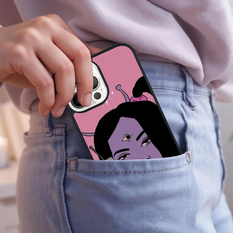 Three Eyed Girl Aesthetic Phone Case For iPhone 17 Air 15 16e 14 13 Pro Max Coque 12 11 Pro Max PLUS cover