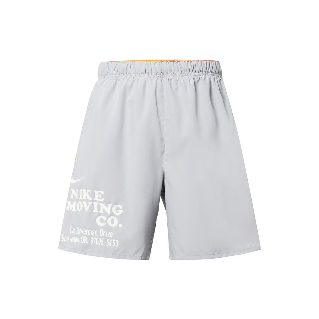 Nike Dri-FIT Challenger Printed Colorblock Shorts Men Bottoms Light-Smoke-Grey DX0915-077