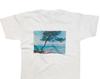 T-Shirt Pittura Antibes di Monet, Iconico Paesaggio Marino Estivo