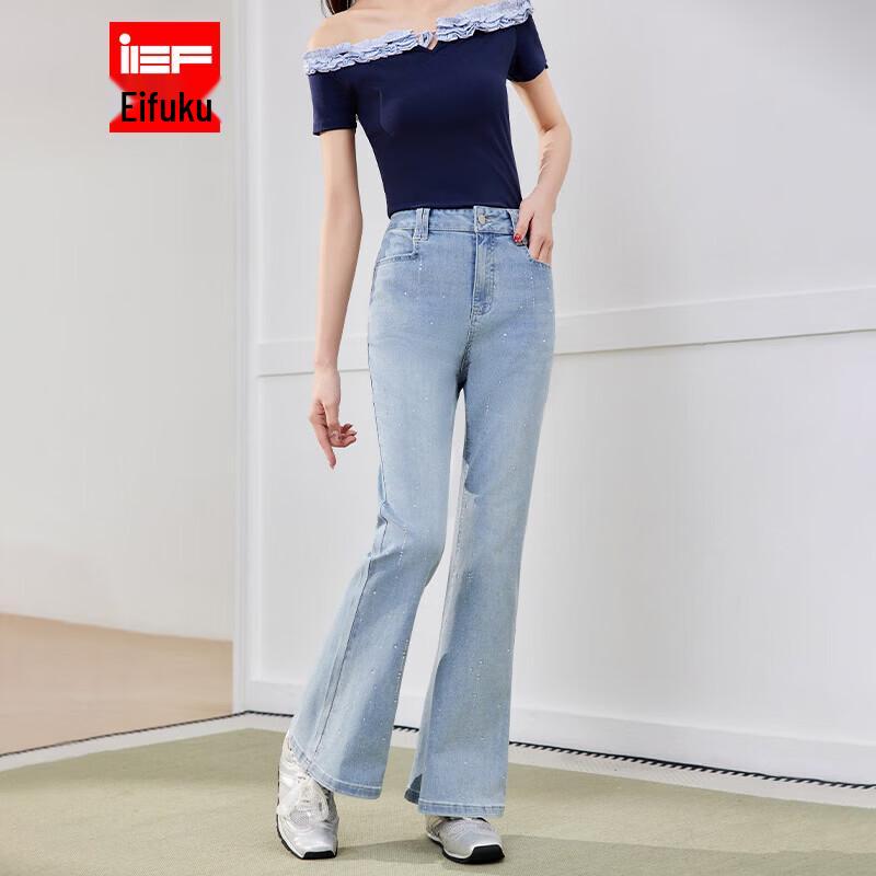 IEF Women s 2026 Spring Denim Flare Pants S