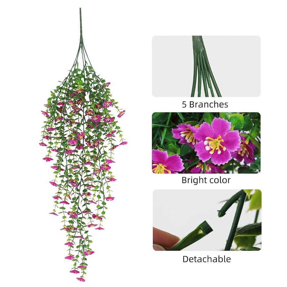 Silk Faux Eucalyptus Leaves Accessories Wall Hanging Ornament  Indoor Outdoor