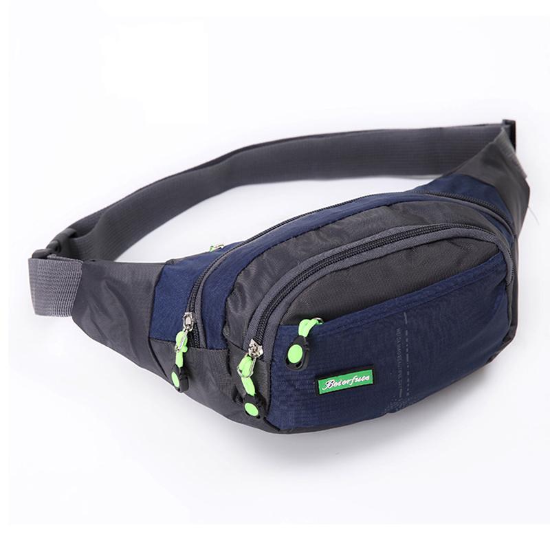 Travel Waist Bag Zipper Outdoor Sports Shoulder Bag Men's and Women's Waterproof Fashion Large-capacity Adjustable