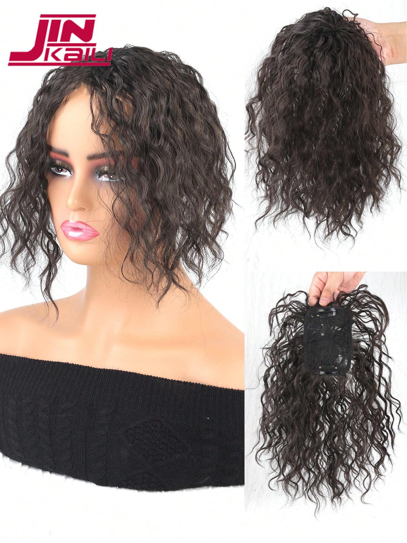 

Короткие вьющиеся волосы, натуральные и мягкие, подходят для повседневного женского ношения.