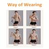 Adjustable Shoulder Brace, Neoprene Single Shoulder Back Support, Bamboo Charcoal Fiber Elastic Compression Wrap for Men and Wom