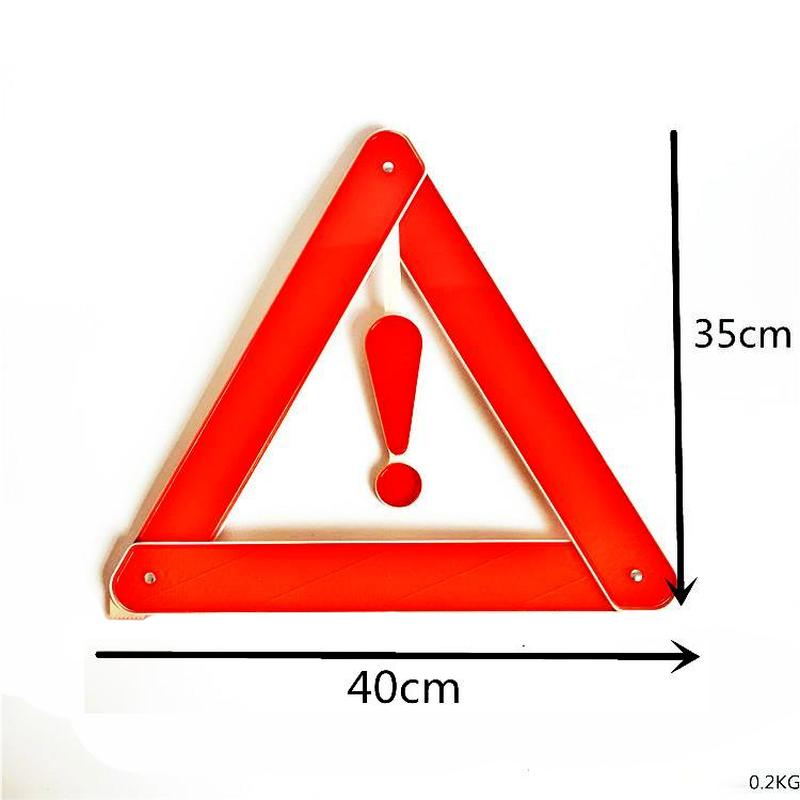 Практичный автомобильный стоп-сигнал, штатив, дорожный мигающий треугольник, аварийный предупреждающий знак, складной, светоотражающий, дорожное освещение