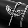 Cross Necklace Pendant Men's New Jewelry Punk Sword Pendant Pendant