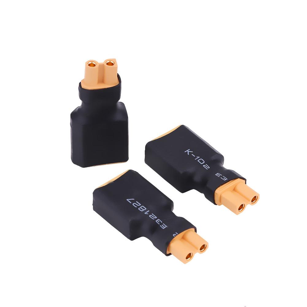 5pcsset RC Drone Connector Adapter Battery Converter Plug (XT30 Female to XT60 Male )