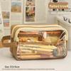 Cute Cheese Pencil Case: High Capacity, Multi-layer Stationery Bag for Students