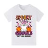 Kid Boys Girls Halloween Pumpkin Ghost Lovely T-shirt