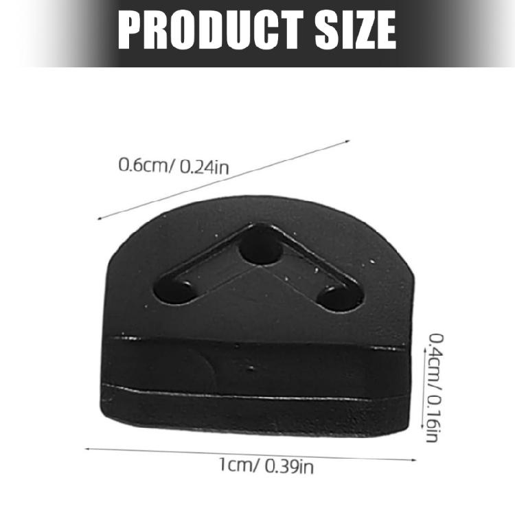 12Pcs Guitar String Ties Bridge Beads Guitar String Retainer String Guide Guitar String Lock Nut Block Clamps Enduring
