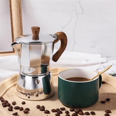 Coffee Pot Explosive Mocha Pot Coffee Pot Set Thickened European-style Octagonal Pot Coffee Tool