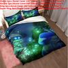 Cartoon Bot Astro Bedding Duvet Cover Pillow Case Set Single Double Bedroom