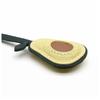 Handmade Genuine Leather Mini Bag Charm Cute Avocado Shape Exquisite Pendant and Keychain Decoration