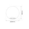 Garden Ball Globo Fi400 1Xe27