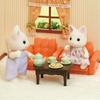 Sylvanian Families 5379 Floral Cat Girl's Living Room Set
