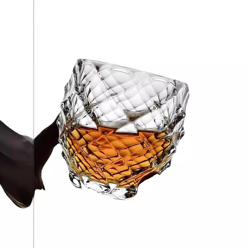 MDNG Crystal Whiskey Decanter and Glass Set