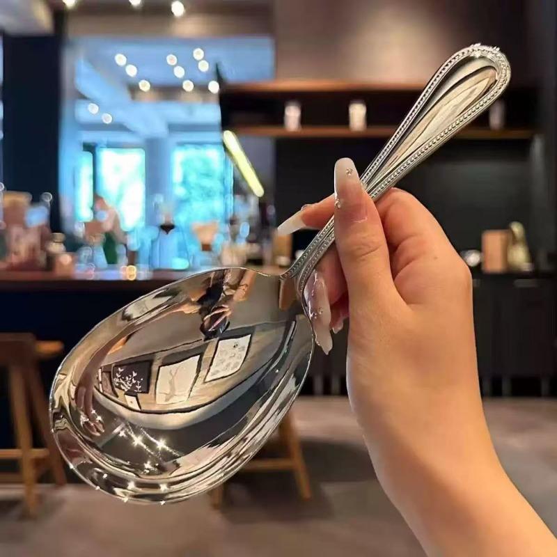 Stainless steel tableware set Hotel restaurant Hotel knife fork spoon West tableware Stainless steel tableware knife fork spoon