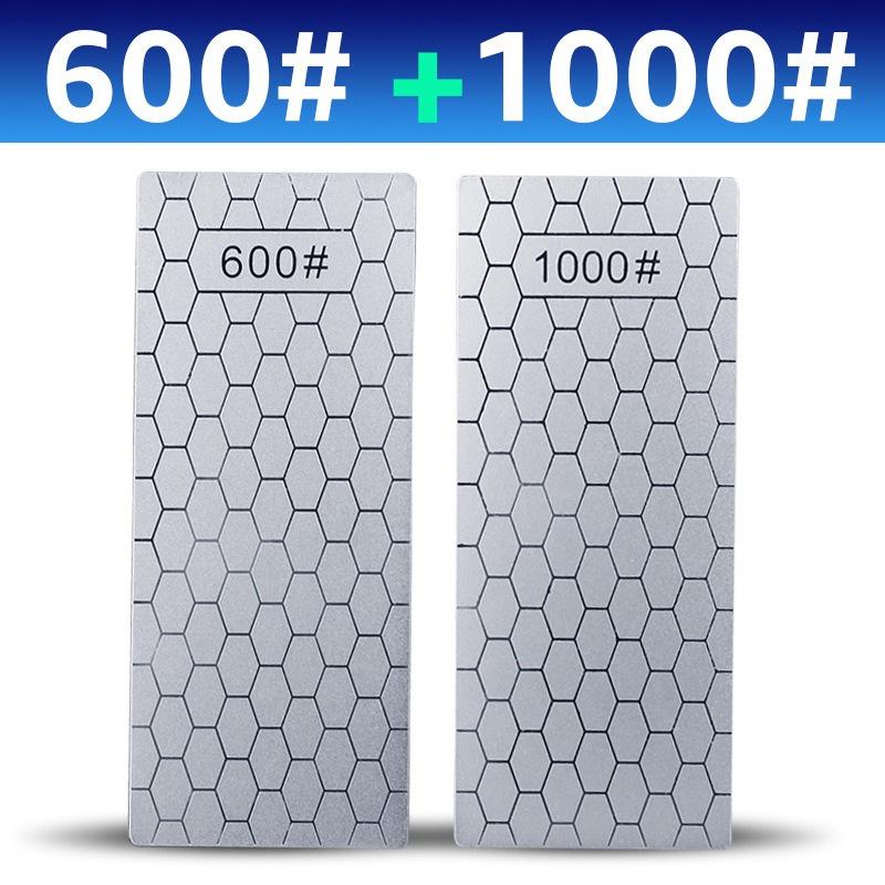 Kitchen tools Diamond Knives Sharpening Stone 600# 800# 1000#  Whetstone Grindstone Ultra-thin Honeycomb Manual Knife Sharpener