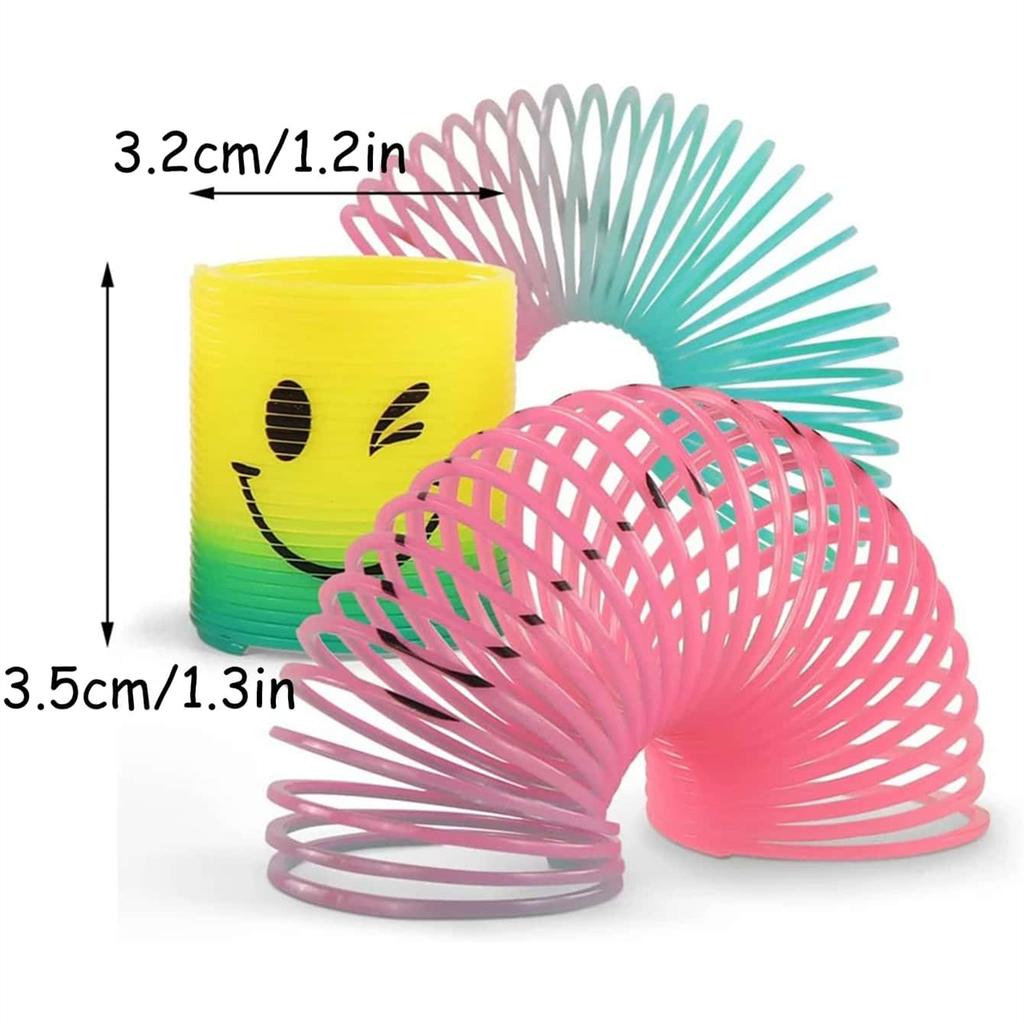 24 Pieces New Era Magic Spiral Spring Toys: Fun Rainbow Coils, Perfect For Halloween Party Gifts, Carnival Prizes, Birthday Gift