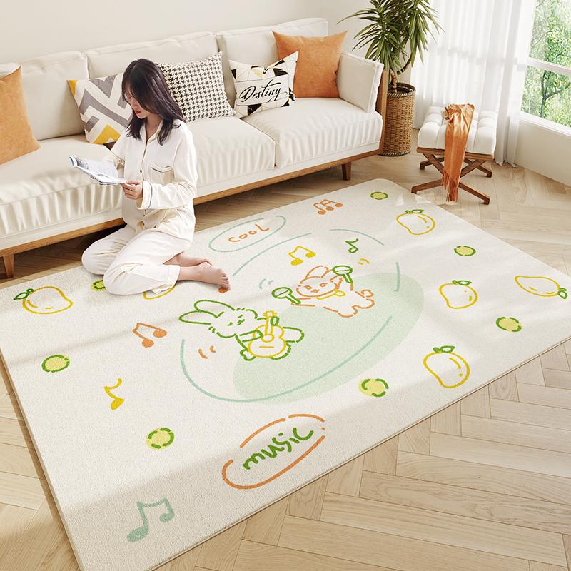 Modern Cartoon Space Rocket Carpet Living Room Carpet Children Room Crawling Rug Kitchen Bathroom Hallway Non-slip Floor Mat