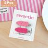 2Pcs Cute  Bowknot Hairpin For Women Girls Sweet Versatile Hair Accessories Headwear Diy Hair Styling Tools Gifts