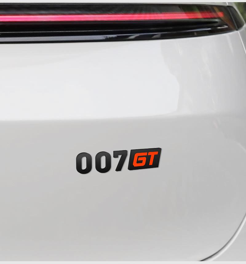 Černý válečník Autoemblém pro modely Zeekr 007GT/001/7X/009/007