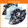 Tree Coconut Blackwhite Print Beach Hat Doublesided Fruit Sun Summer Protect