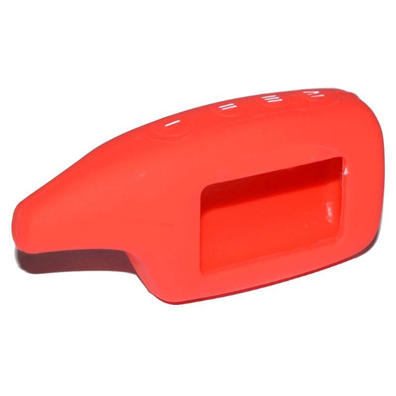 10PCS/lot Silicone Cover Key Case For Car Alarm Scher-Khan Magicar 5 6 Lcd Remote Keychain Scher Khan M5 MR300 M902F M903F 903