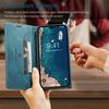 For iPhone 14 Pro Vintage Leather Flip Wallet Case with RFID Blocking Card Slot, Matte Retro Folio Cover for Women Men (4 Colors)