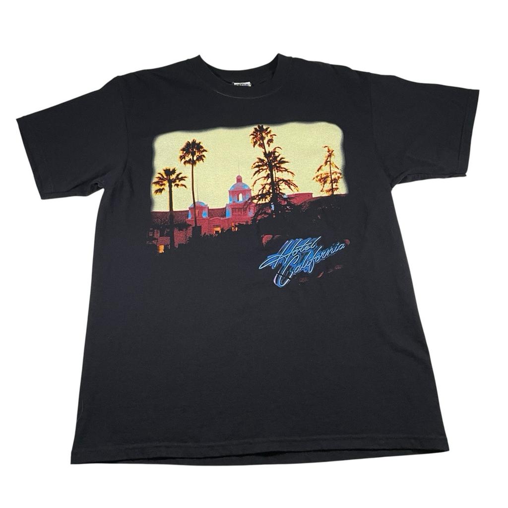 Y2K The Eagles 2009 Tour T L Hotel California Graphic Anvil Rock Music Unisex T-Shirt
