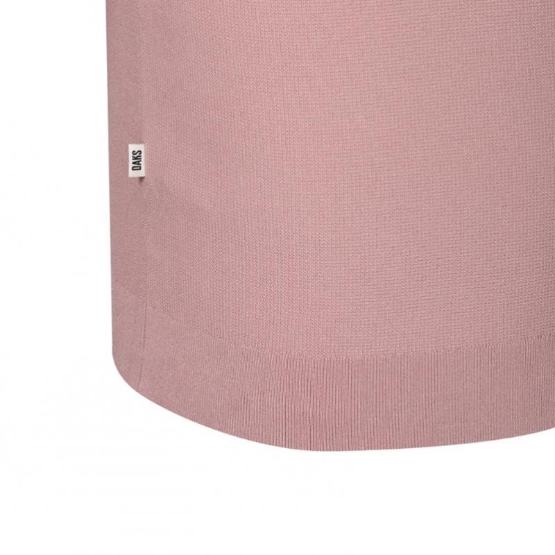 Daks Viscose Blend Waffle Knit Polo Dmp1swtl101p1